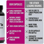 Comparison chart between 'Our Capsules' and 'The Other Leading Brands' on a white background.